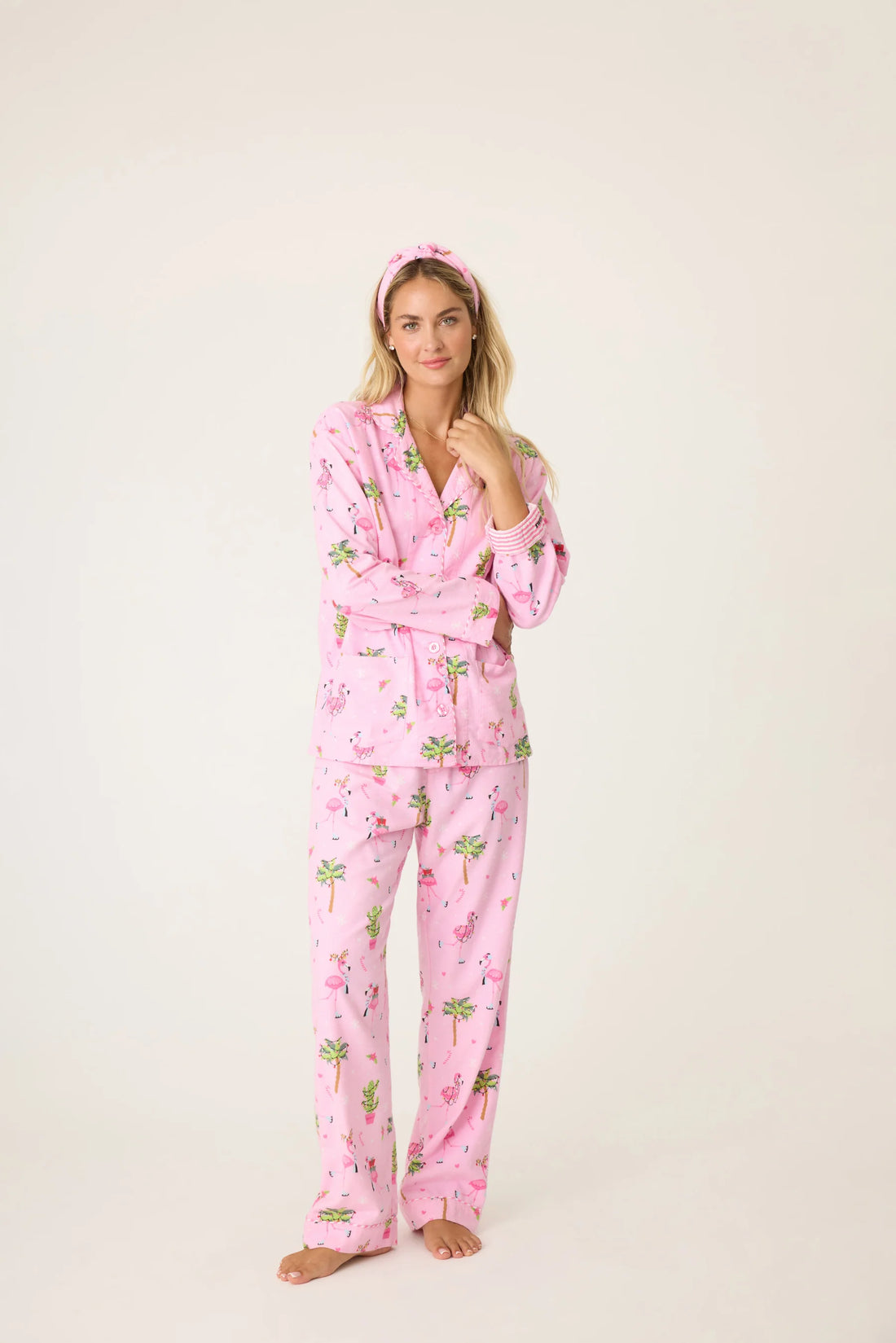 Flamingo Flannel Set