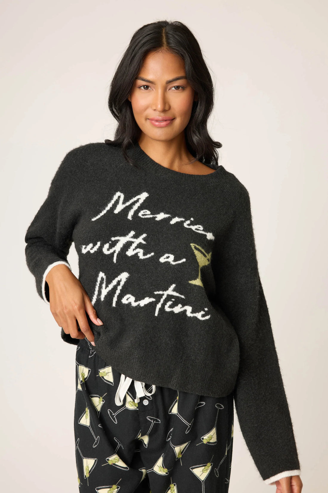 Merrier with a Martini Sweater