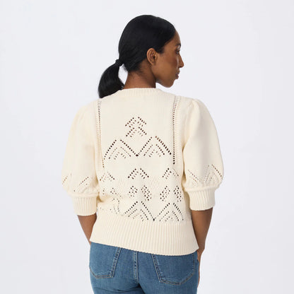 Clary S/S Pointelle Sweater