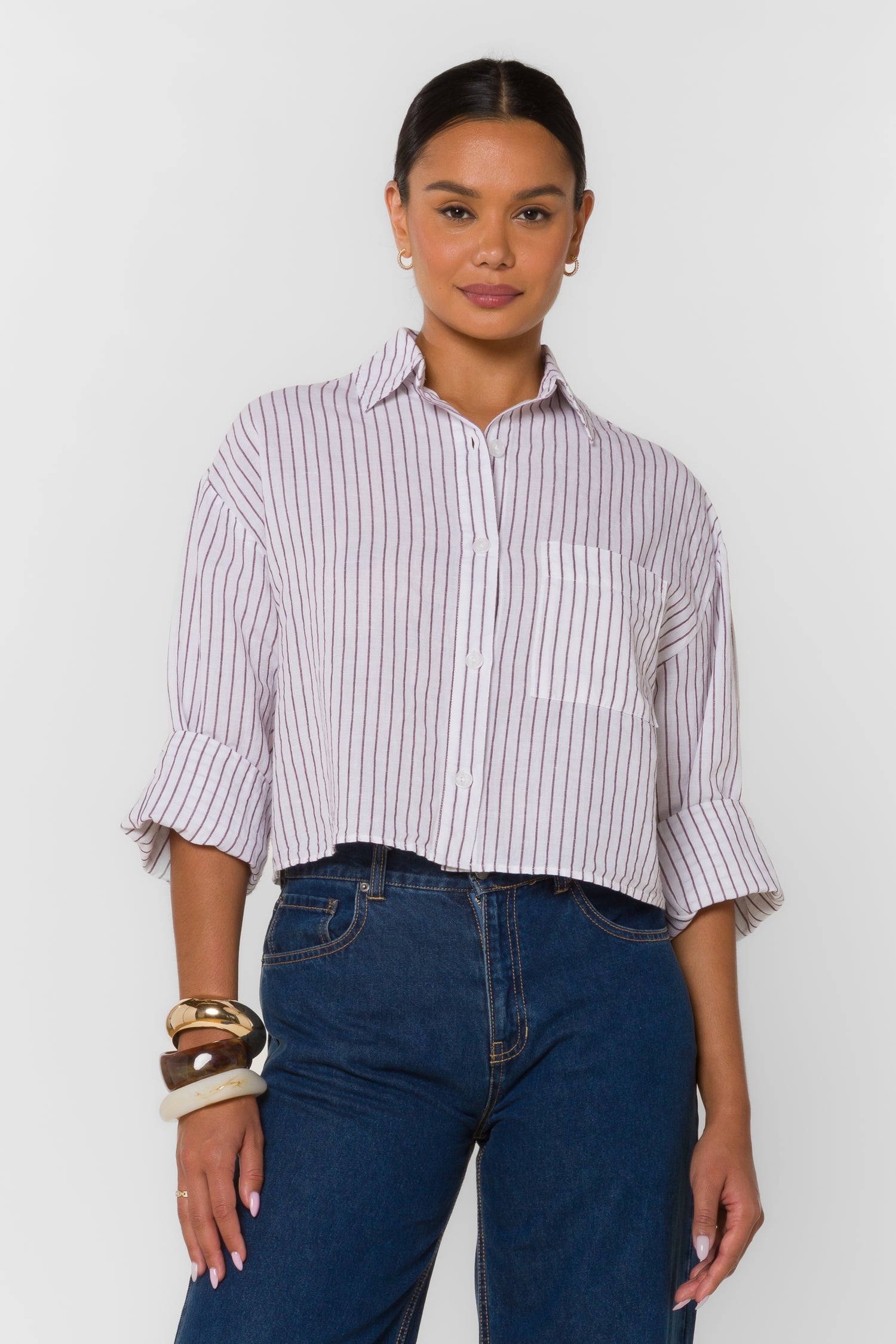 BERRY WINE STRIPE