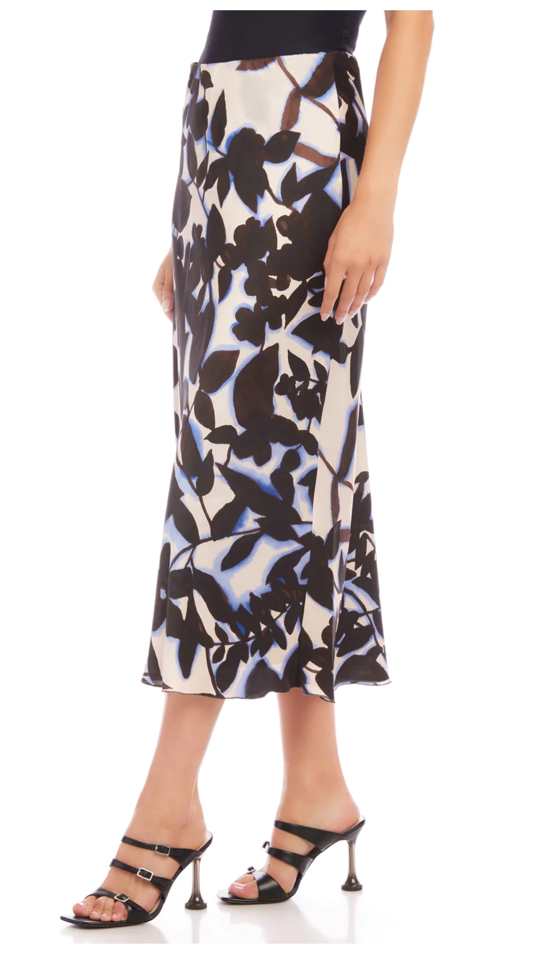 Bias Cut Midi Skirt