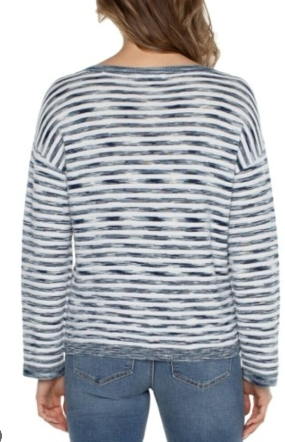 LS Sleeve Boxy Boatneck Sweater