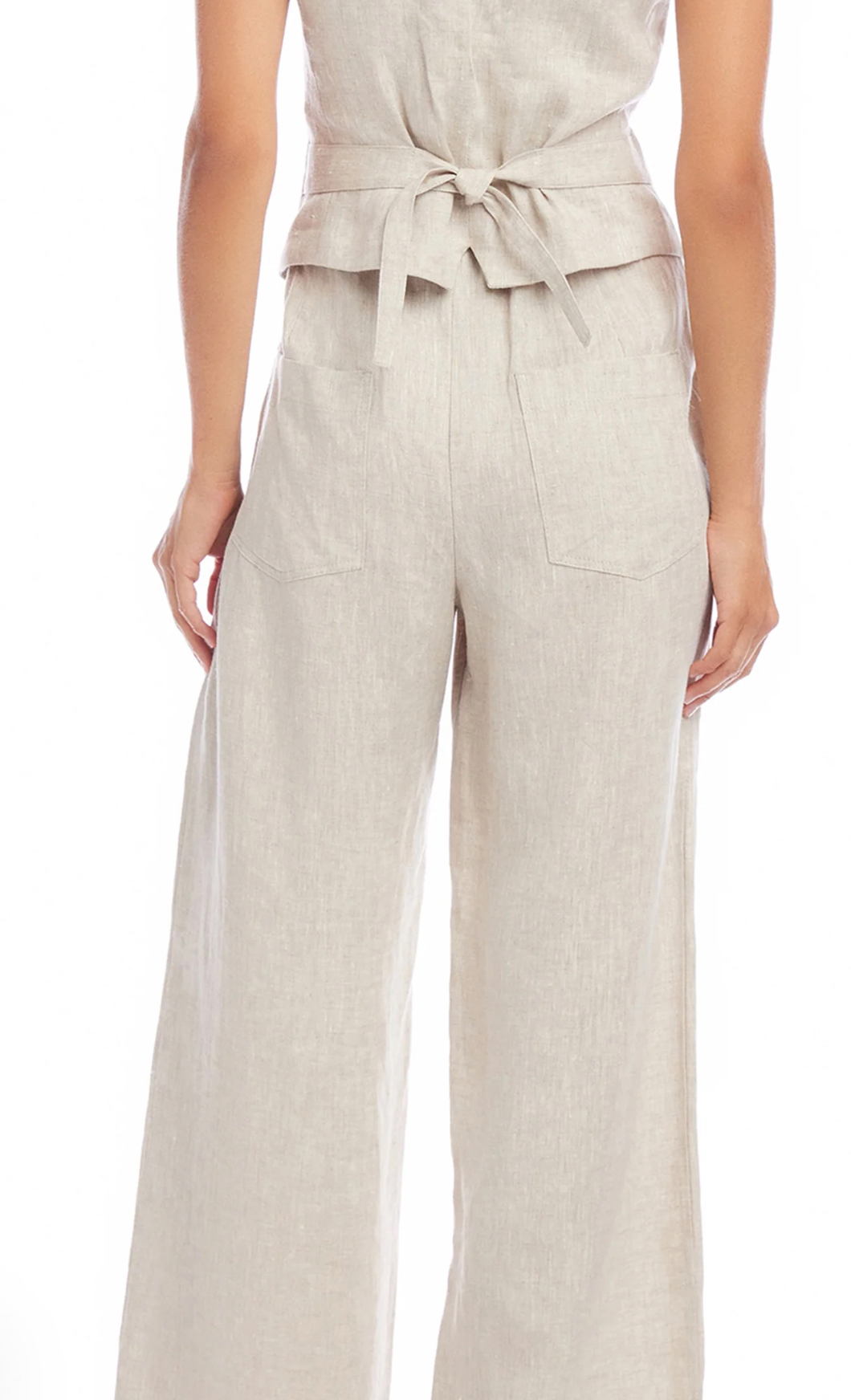 High Waist Linen Pants