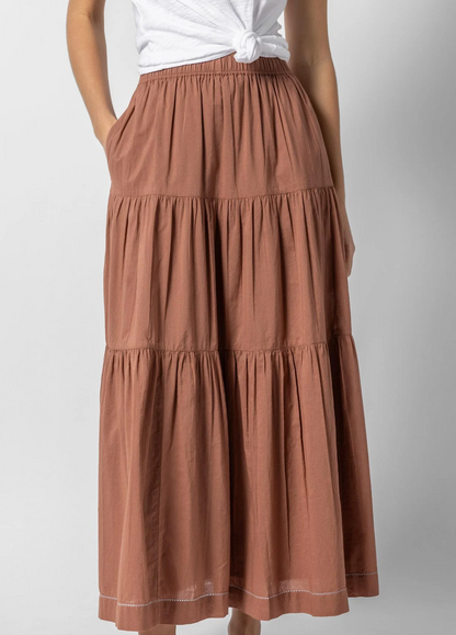 Tiered Maxi skirt