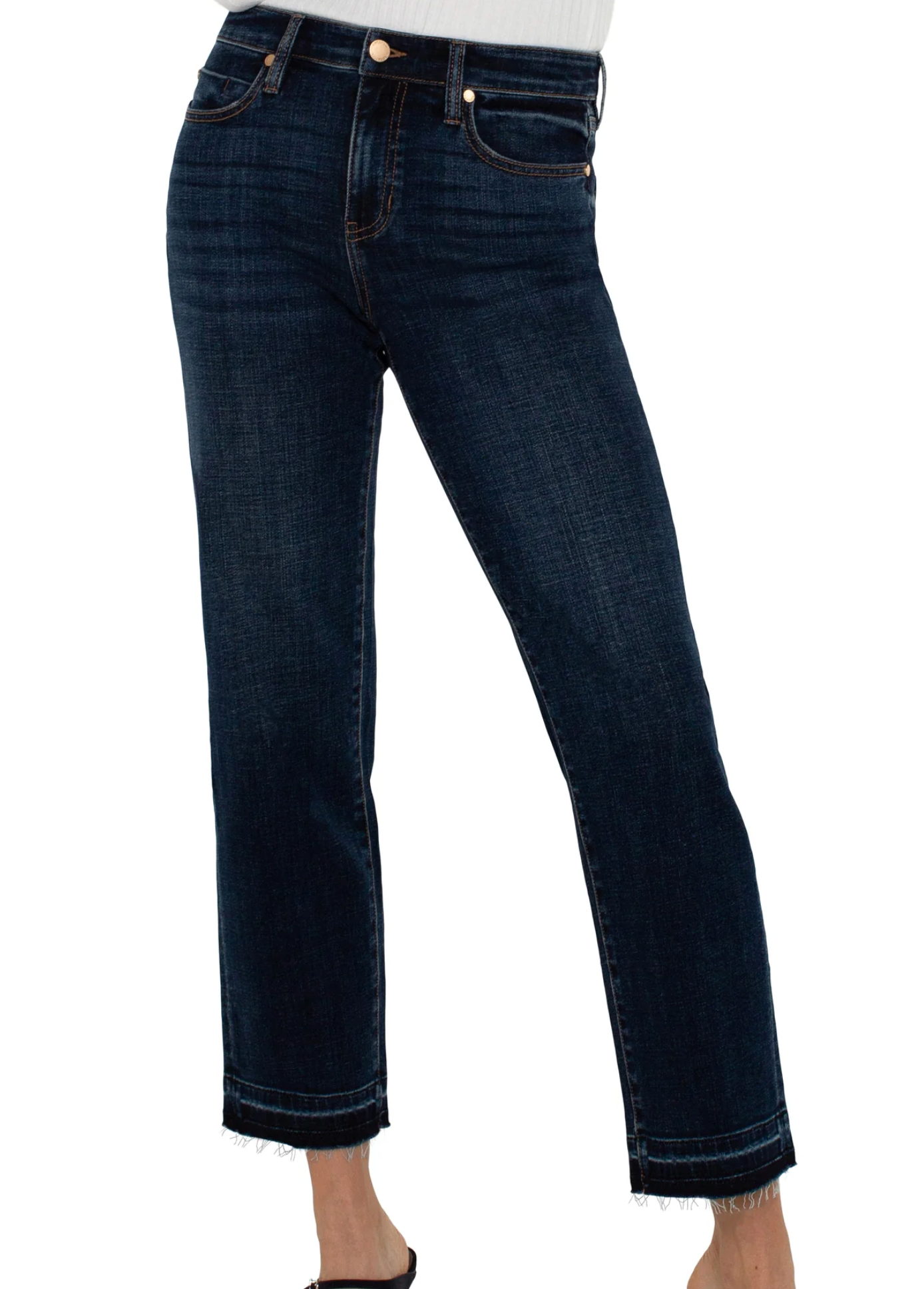 LIV Non Skinny Skinny Jean w/let down