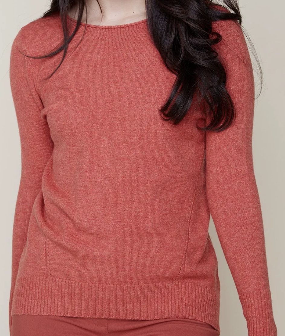 Banded Trim Sweater