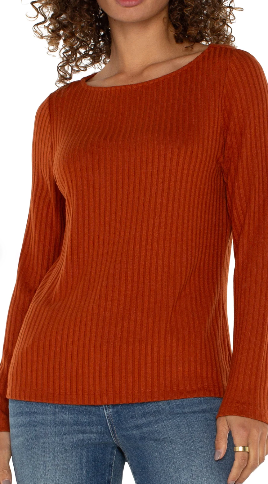 Long Sleeve Boat Neck