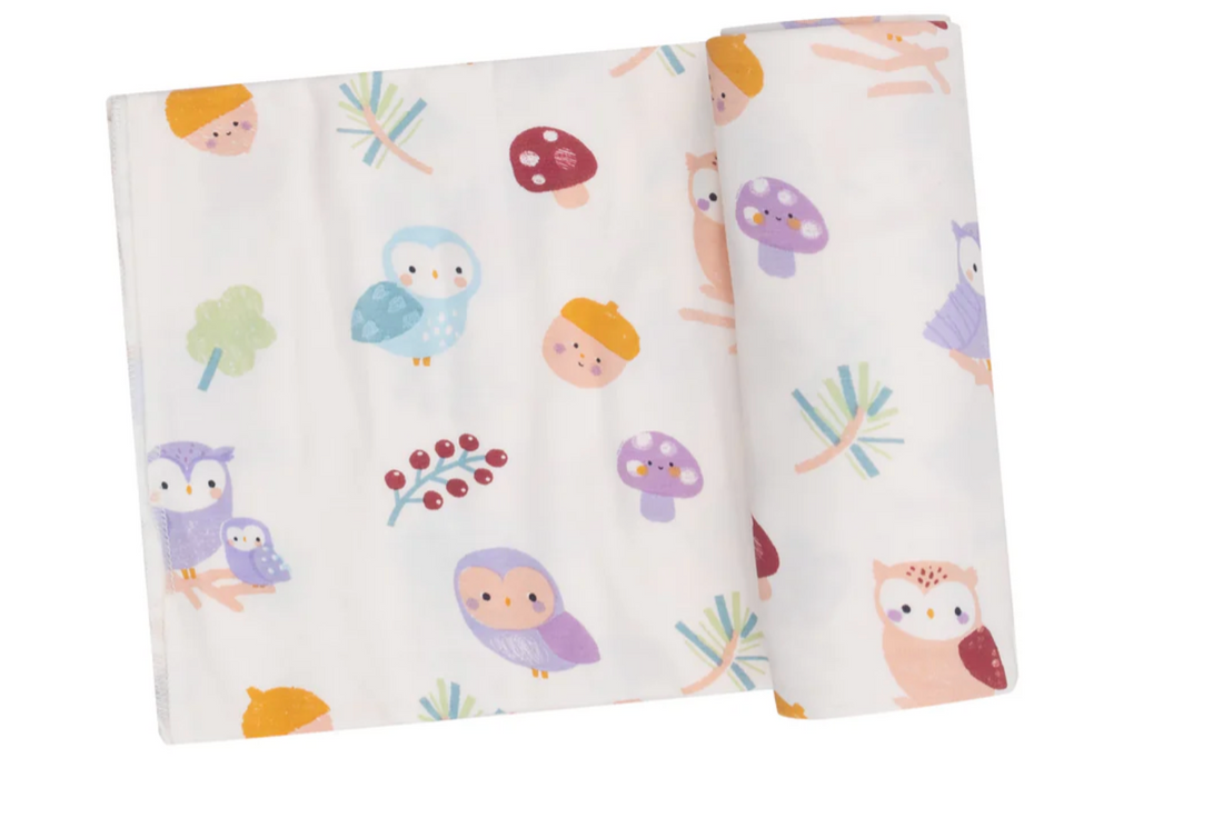 Owl Swaddle Blanket