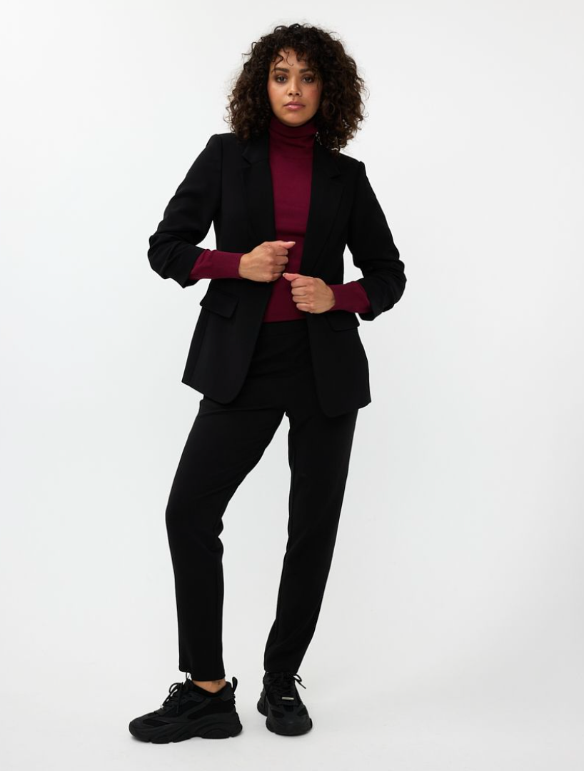 Blazer Gathered Sleeve