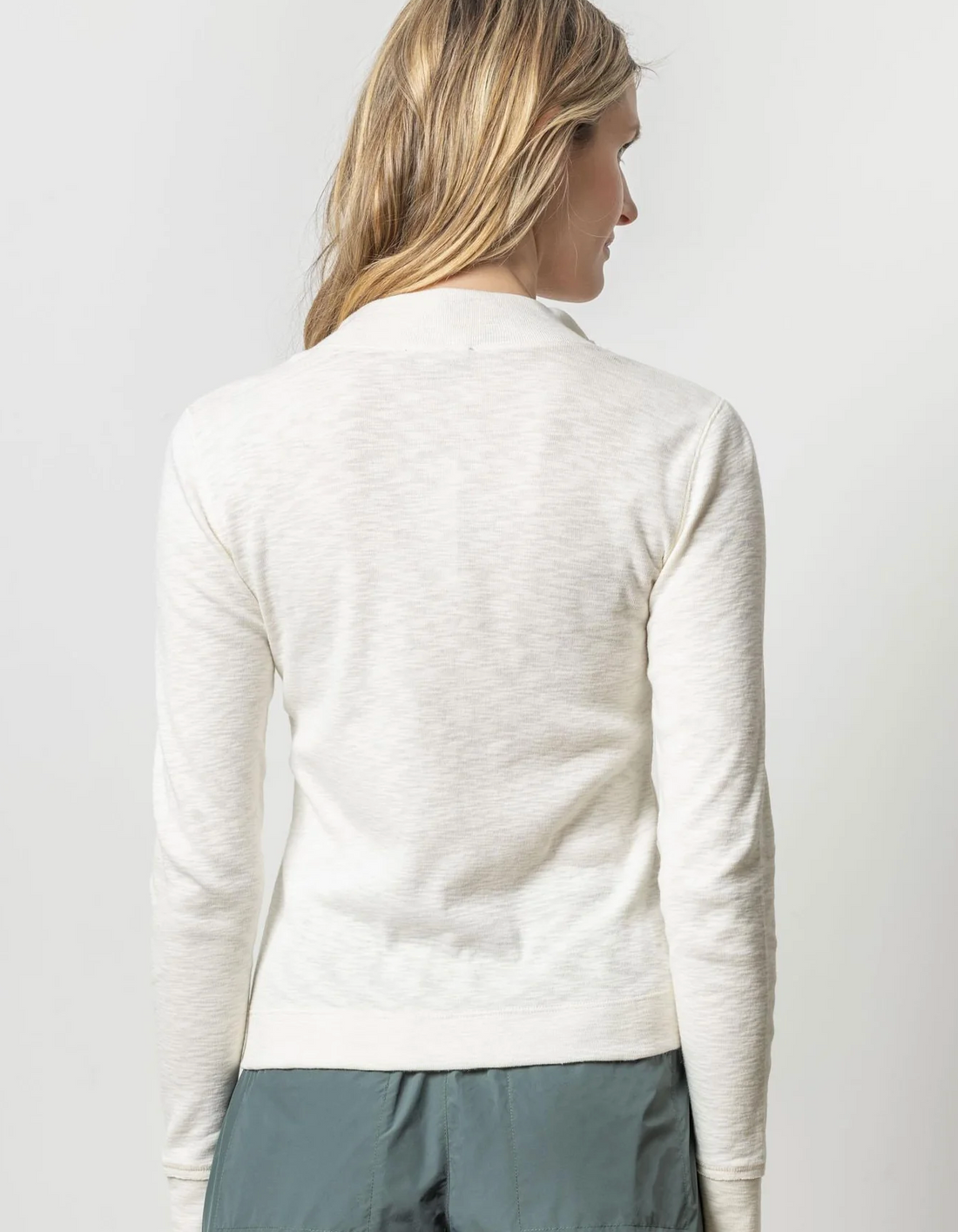 Zip Front Mock Neck