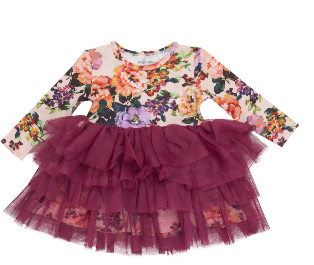 Autumn Rose Tulle Dress