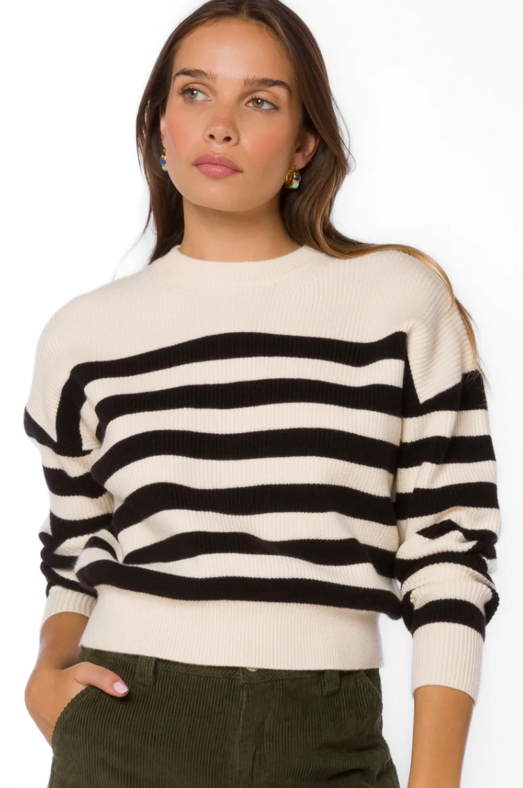 Darrell L/S Stripe Crew