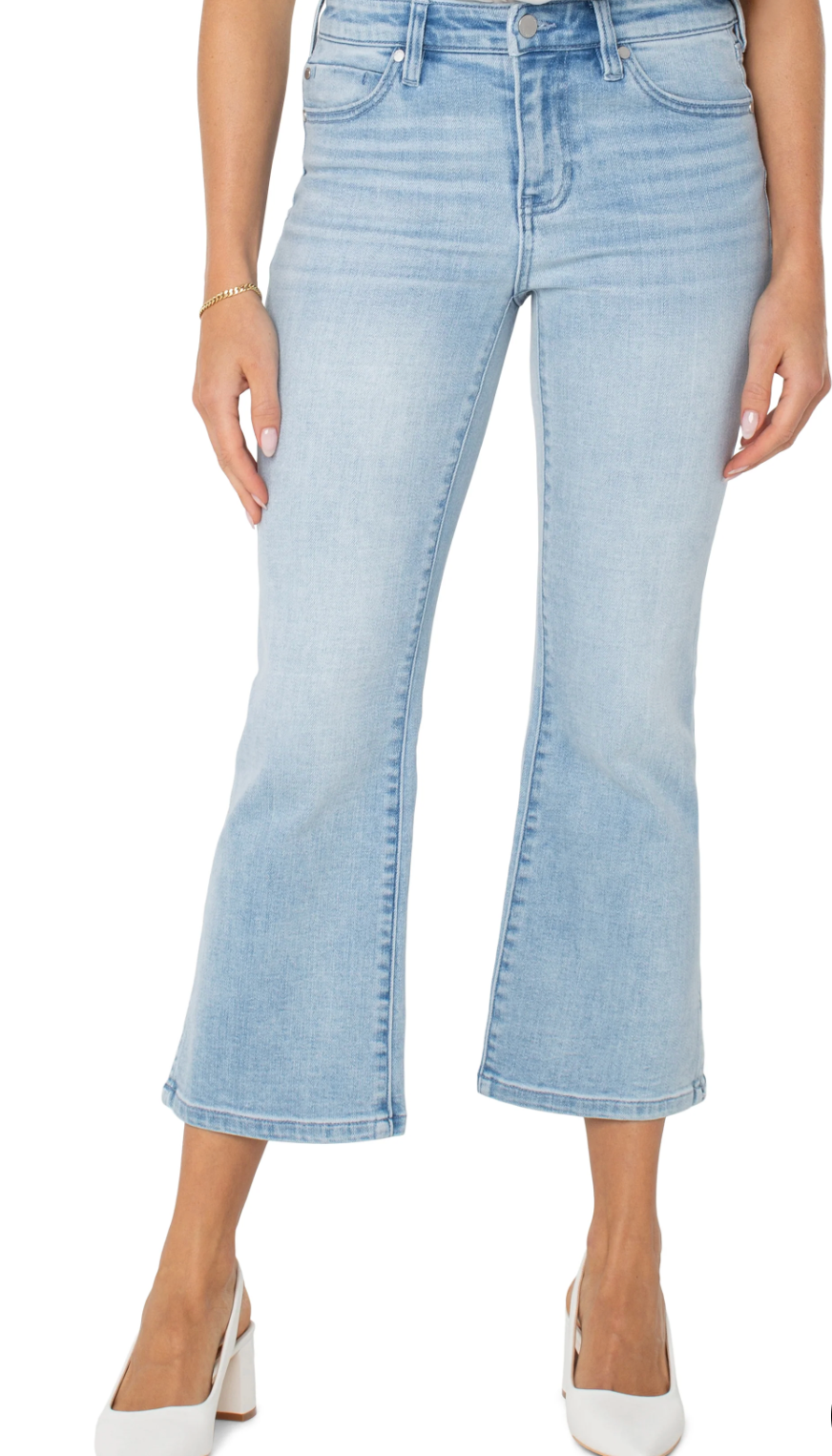 Hannah Crop Flare w/Slit