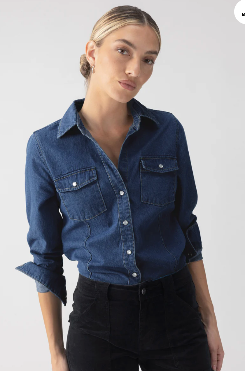 Denim Western Shirt