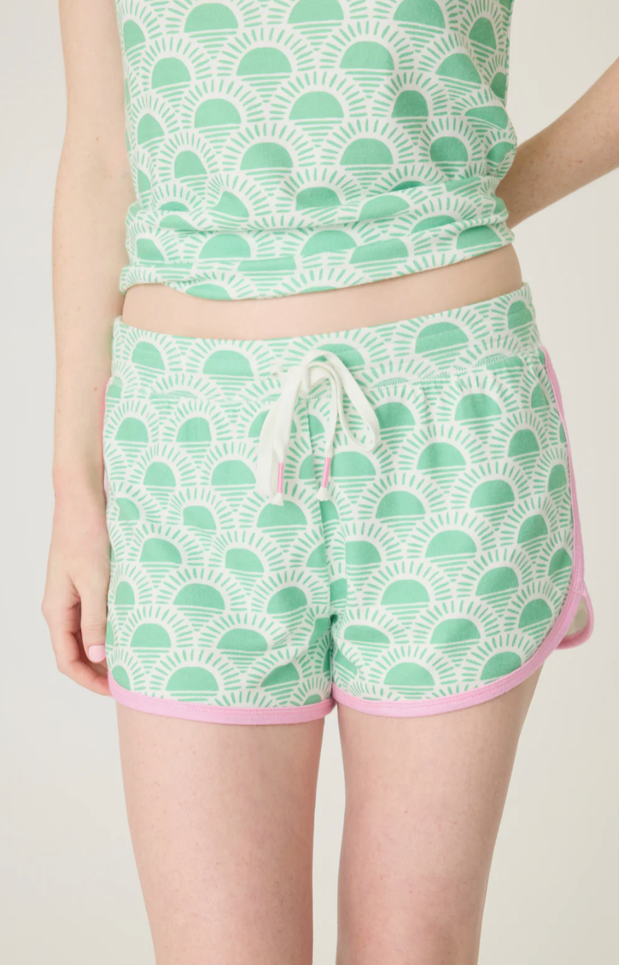 Peachy Party Courtside Shorts