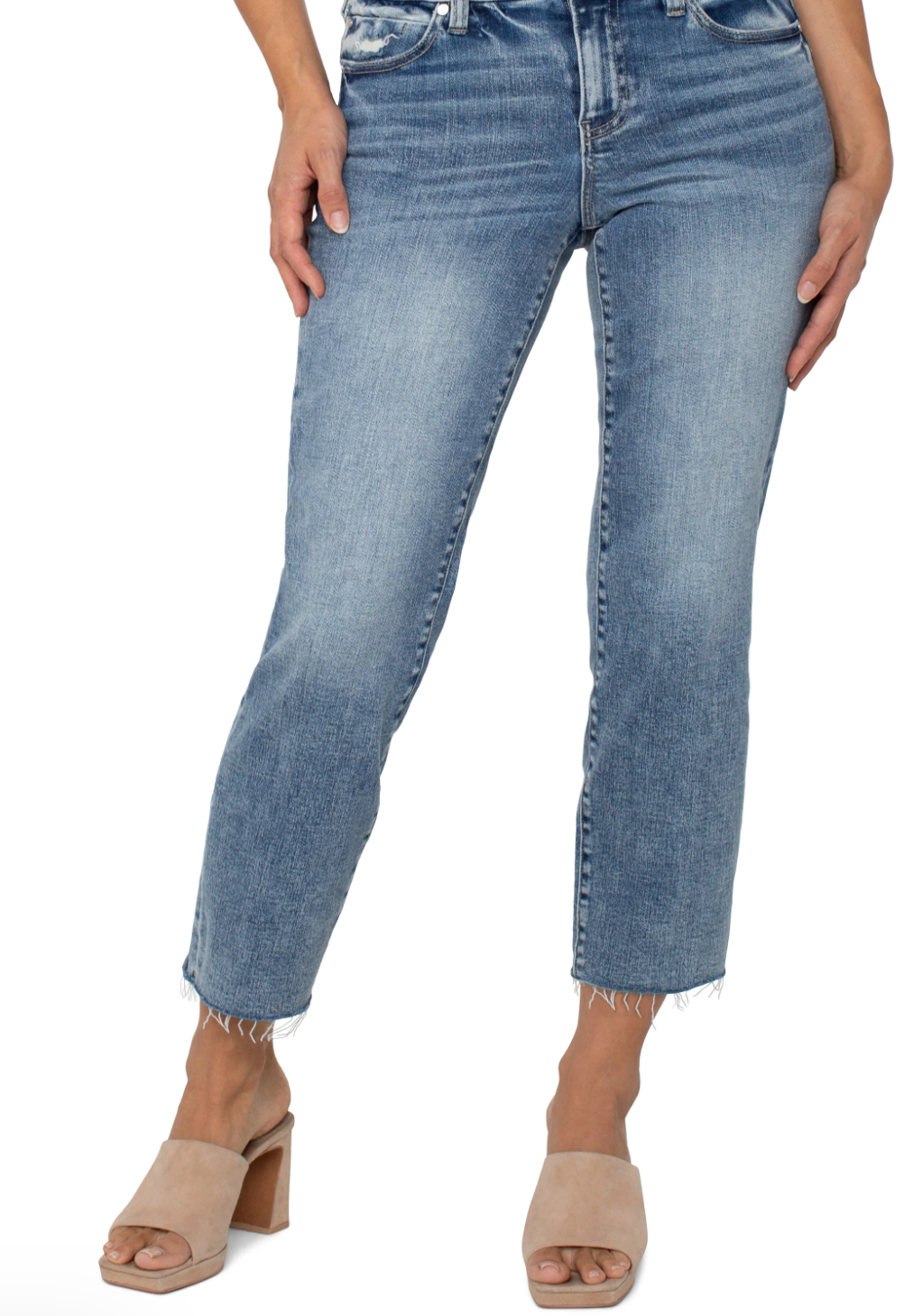 Liv Non-Skinny w/cut Hem