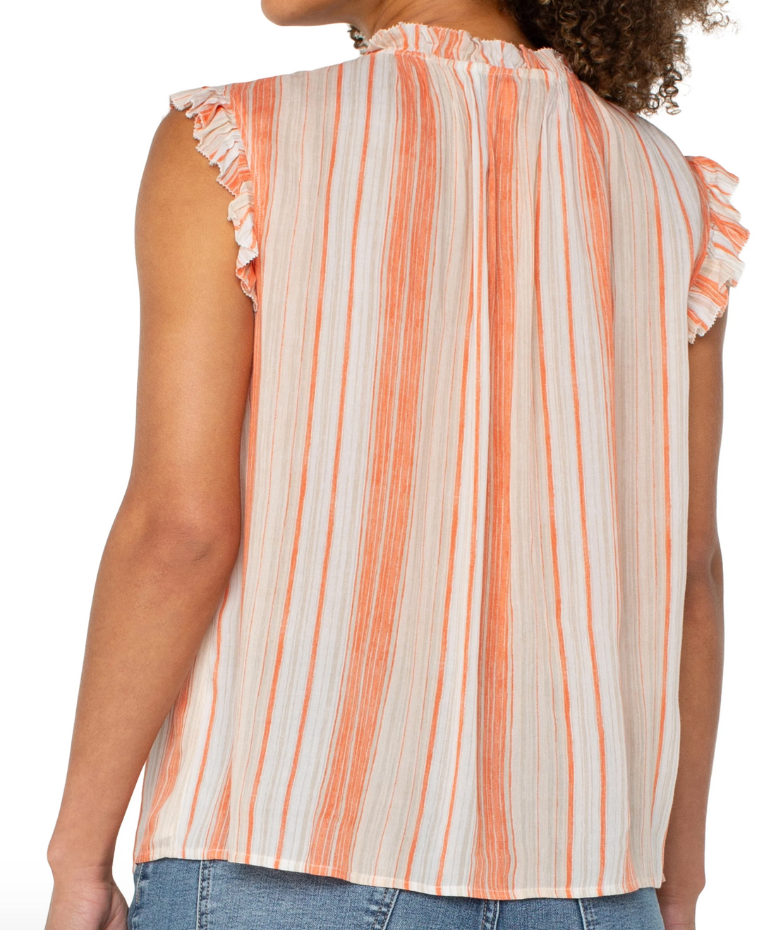 Woven Blouse w/Ties