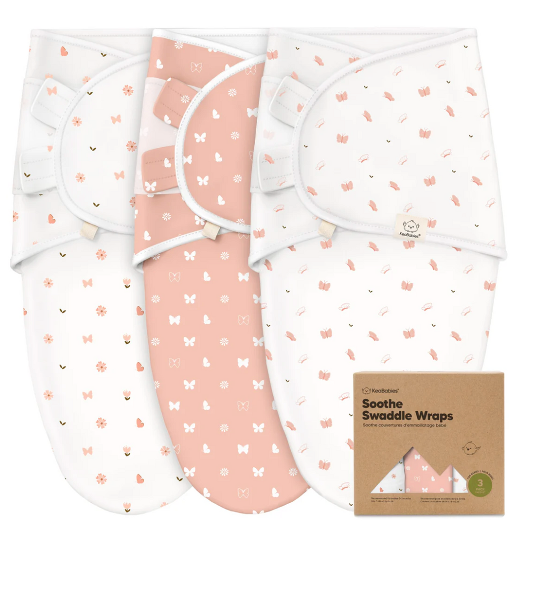 3PK Soothe Baby Swaddles
