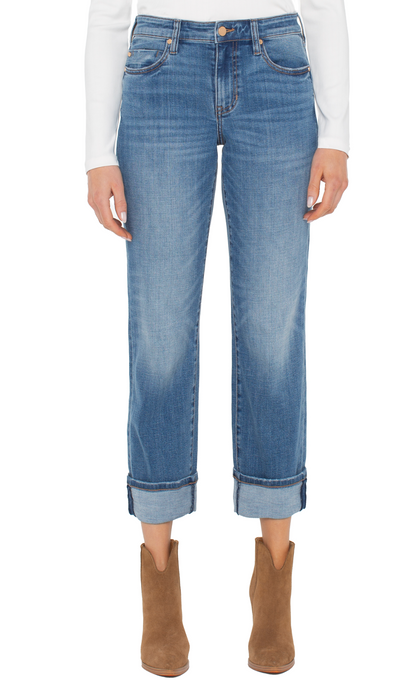 Marley Girlfriend Cuffed Jeans