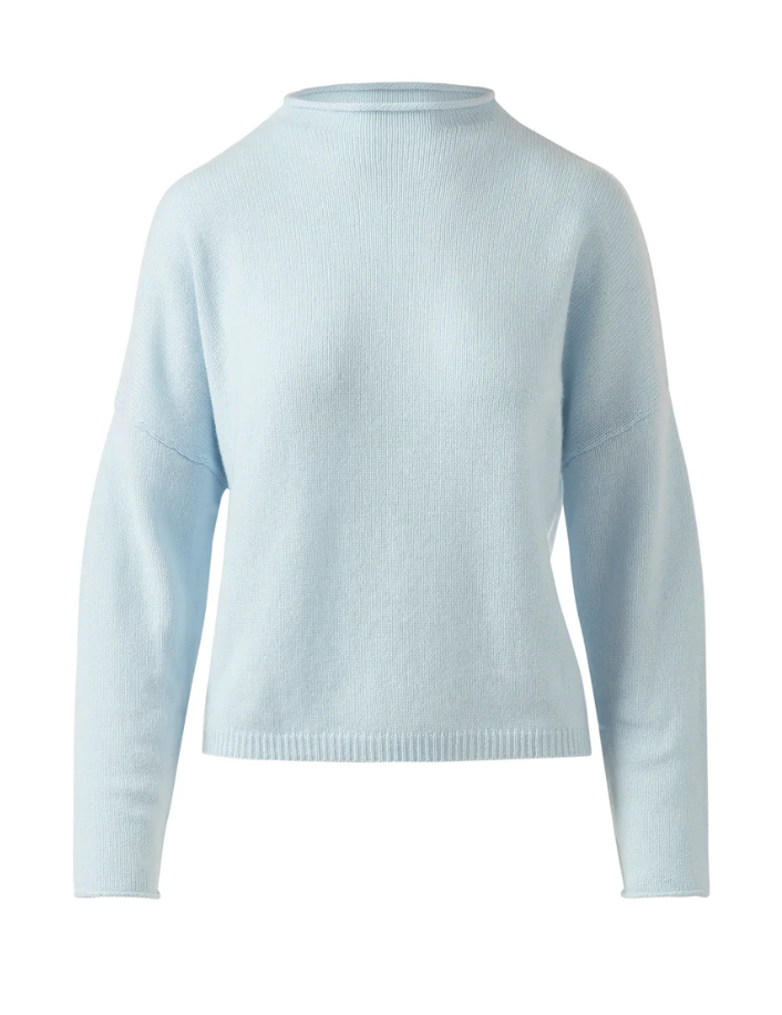 Slouchy Roll Trim Pullover