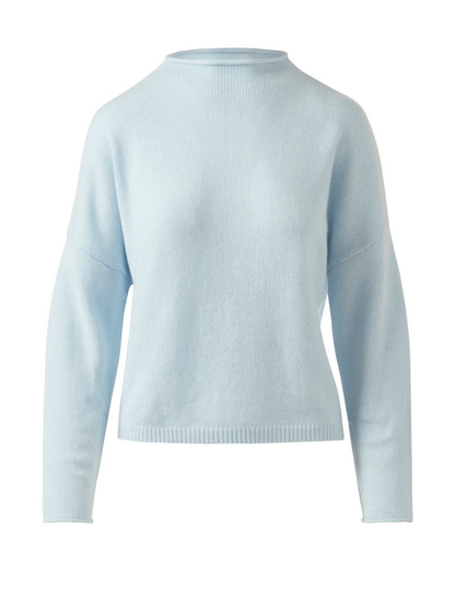 Slouchy Roll Trim Pullover