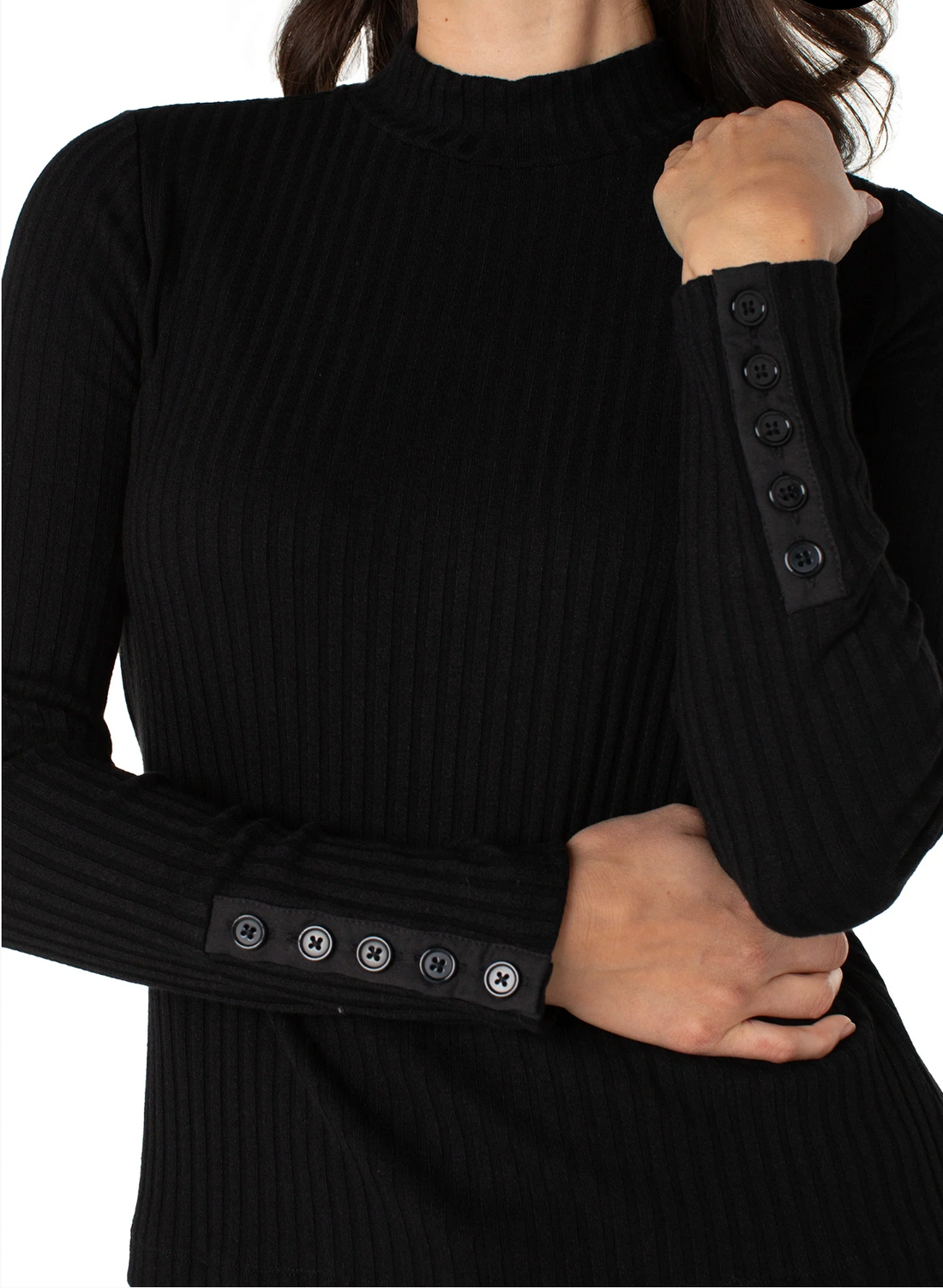 L/S Mock Neck Top