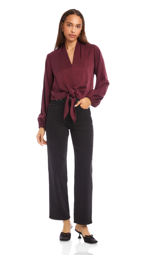 Tie Front Top