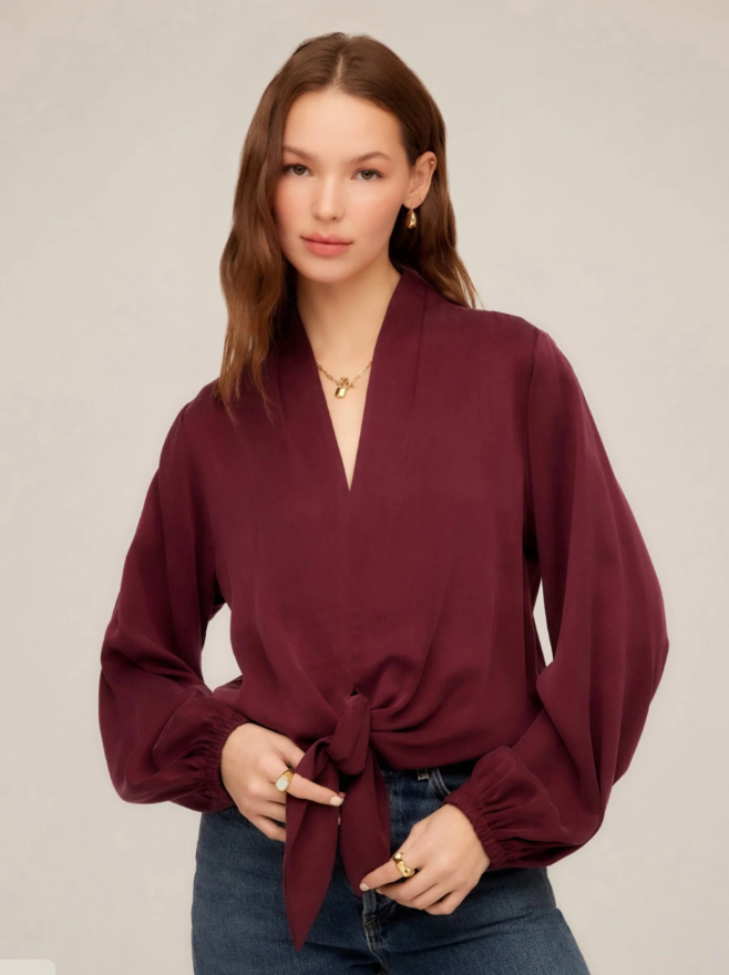 Tie Front Top