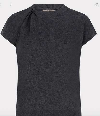 S/S Twist Detail Sweater
