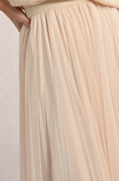 Long Tulle Skirt w/Sparkle