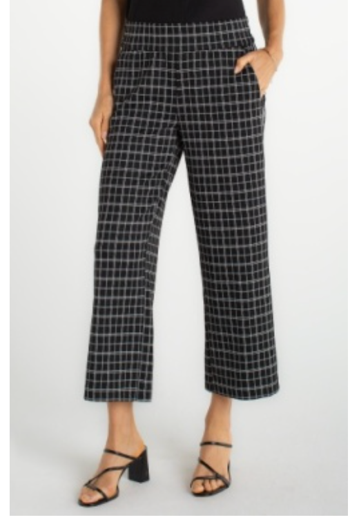 Mabel Pullon Plaid w/Side Stripe