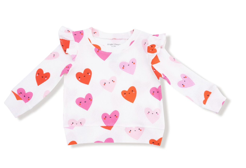 Happy Hearts -Ruffle Sleeve