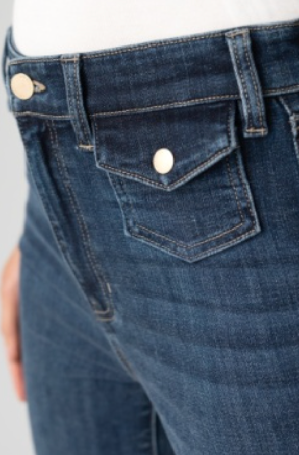 Hannah Hi Rise Flare w/mini pkts