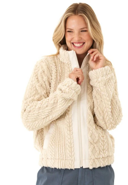 Patsy Cable Knit Jacket