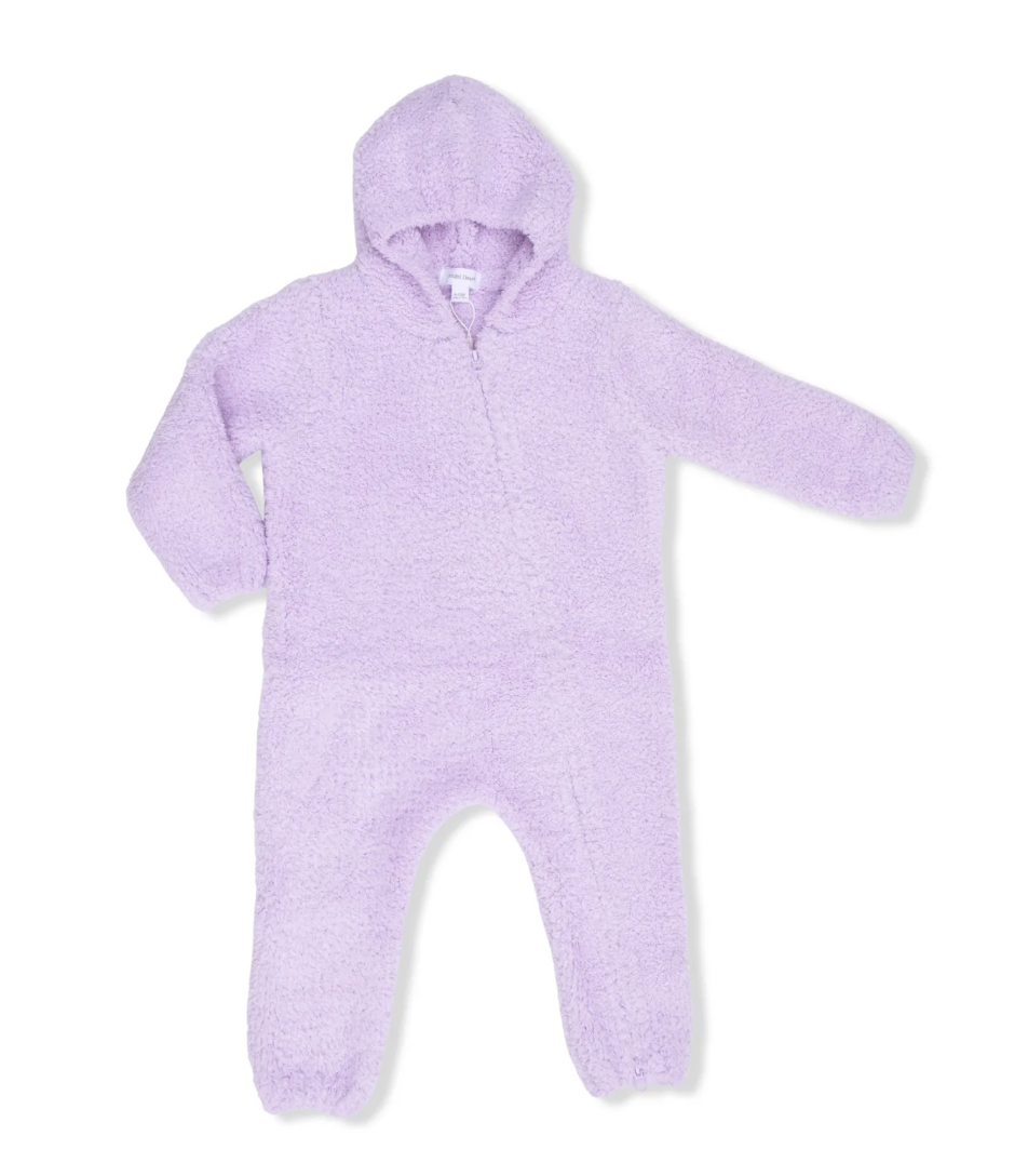 Chenille Hooded Romper