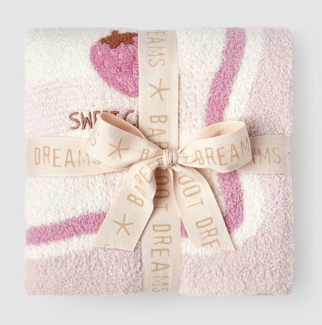 Cozy Chic Strawberry Stroller Blankie