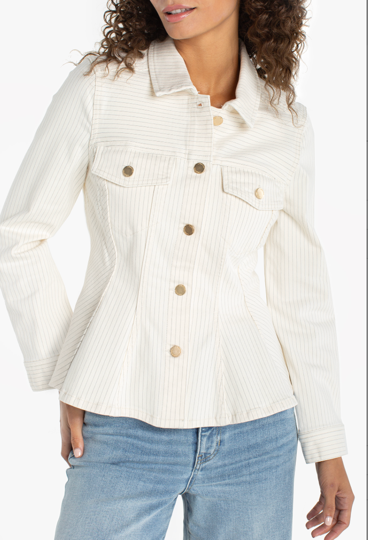 Fit and Flare Trucker Jacket