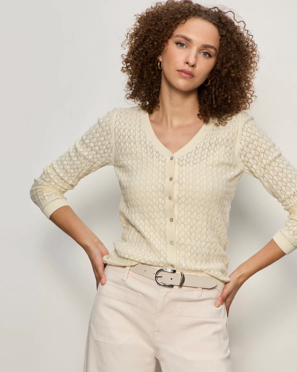 Everday Pointelle Cardigan
