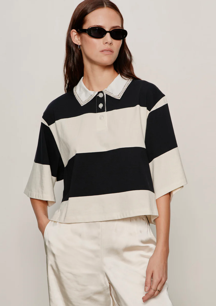 Embellished Polo Tee