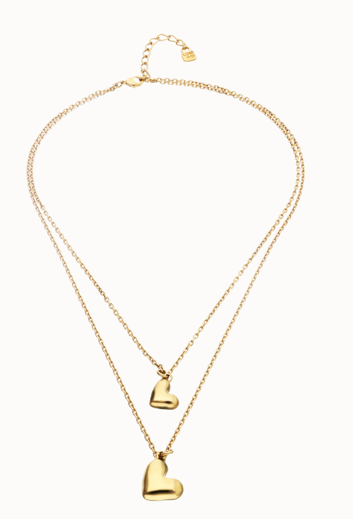Multi Strand Heart NECKLACE
