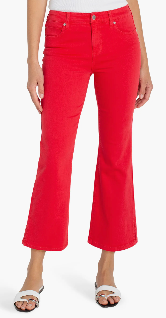 Hannah Crop Flare w/slit