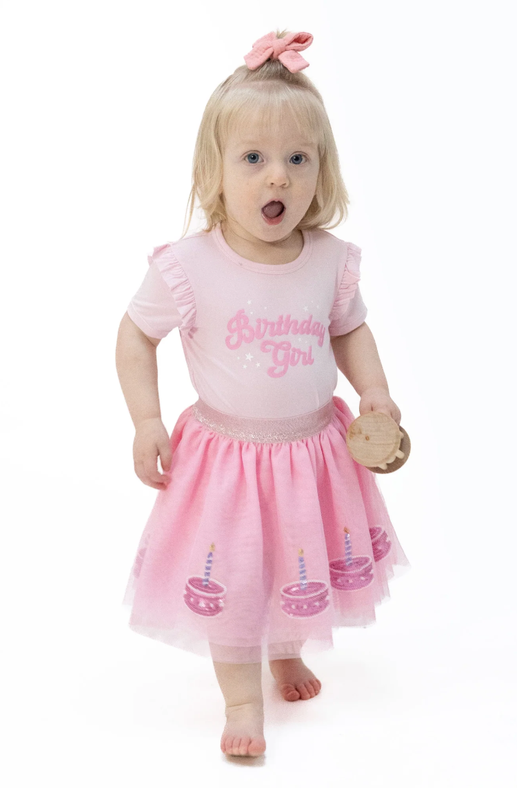 Birthday Tutu w/bike shorts