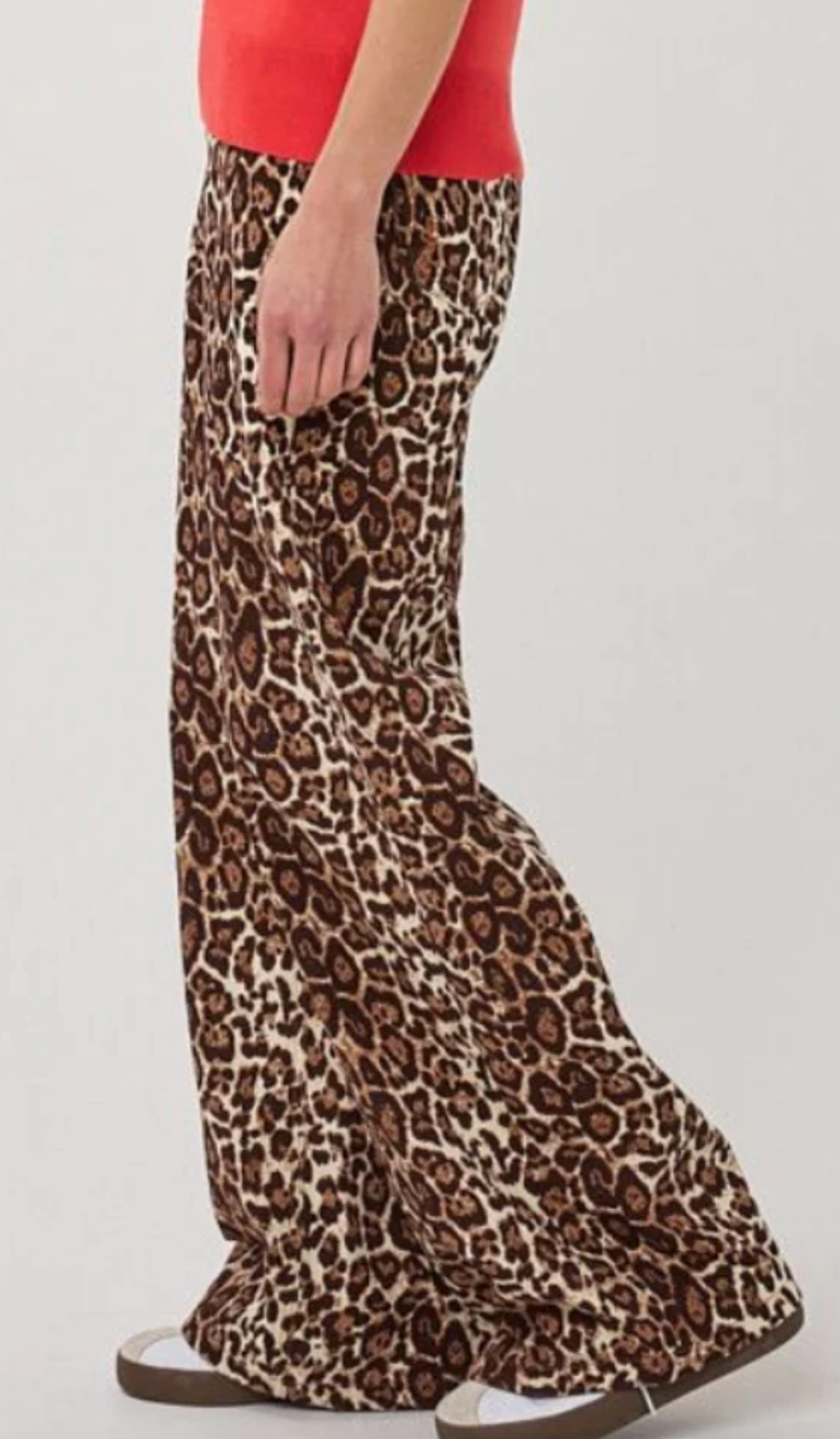 Scarlet Leopard Trouser