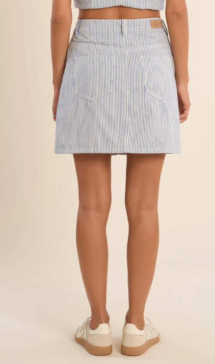 Straight Mini Skirt