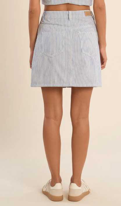 Straight Mini Skirt