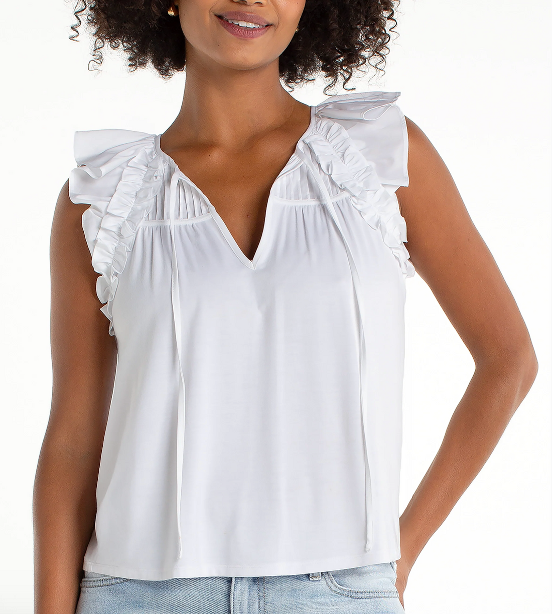 Flutter Sleeve Top