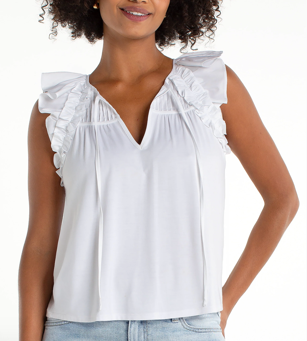 Flutter Sleeve Top