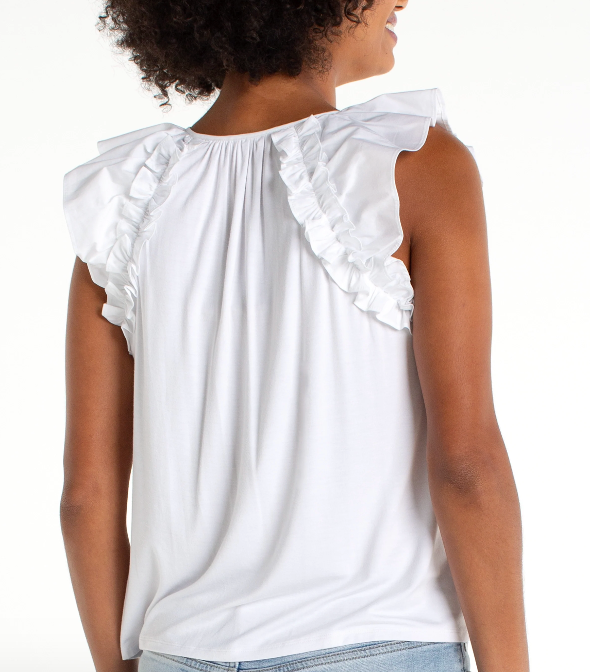 Flutter Sleeve Top
