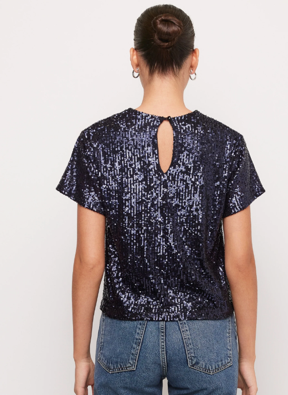 Aerin Sequin Top