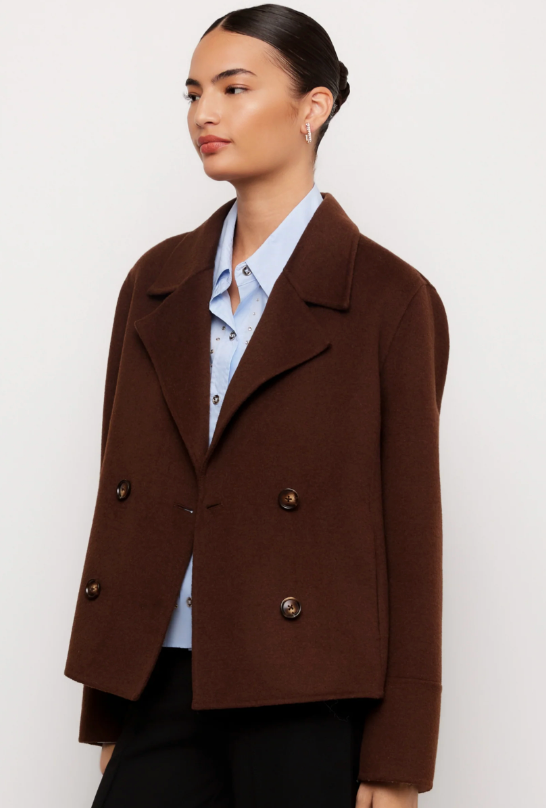 Naomi Cropped Peacoat